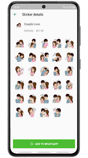 Love Stickers for WA - Sticker screenshot 2