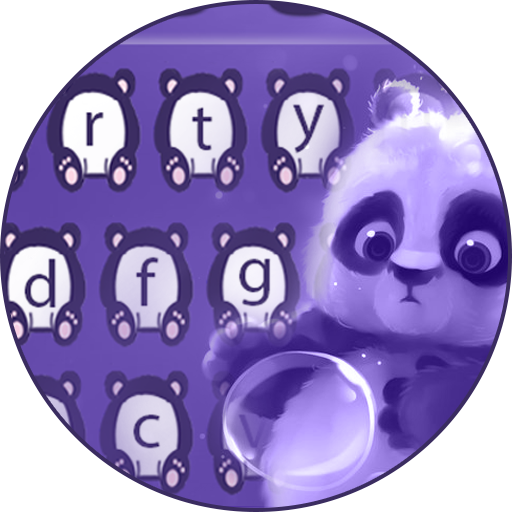 Cute Panda Keyboard Theme icon