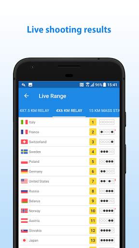 Biathlon Live Results 2022/23 screenshot 2