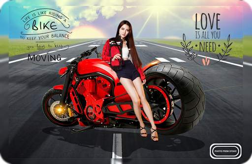 bike photo frame screenshot 5