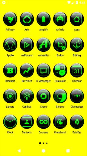 Green Glass Orb Icon Pack screenshot 2
