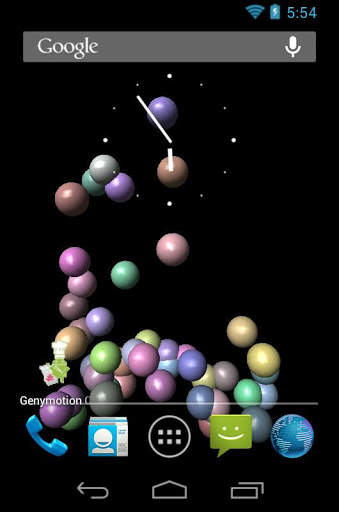Balls Live Wallpaper screenshot 3