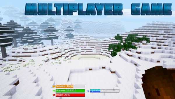 Craft Blocks: Crafting and Building Winter Edition screenshot 1