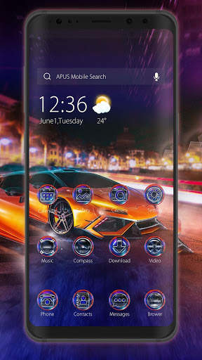 Luxury cool passion sports car– APUS theme screenshot 1