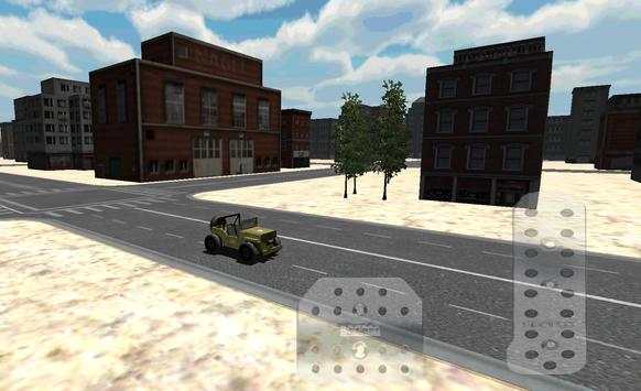 Military Jeep Driving In Snow screenshot 4