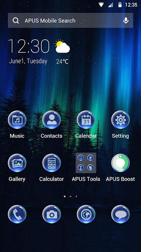dark elves-APUS Launcher theme screenshot 1