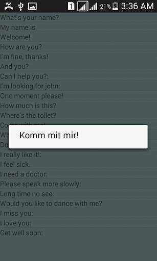 Speak German Free screenshot 4