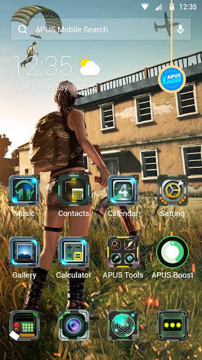 Survival Battle APUS Launcher theme 1 تصوير الشاشة