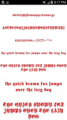 Color Fonts for FlipFont #4 screenshot 4