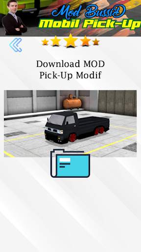 Mod Bussid Mobil Pick-Up screenshot 4