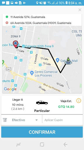 Passenger App screenshot 1