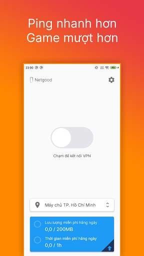 VPN Free: Giảm ping & tăng tốc độ mạng screenshot 1