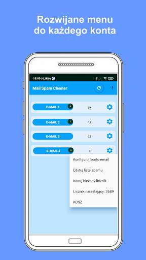 Mail Spam Cleaner - Oczyść Swoją Pocztę Email. screenshot 6