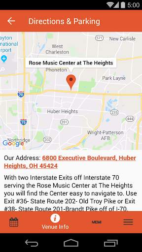 Rose Music Center screenshot 4