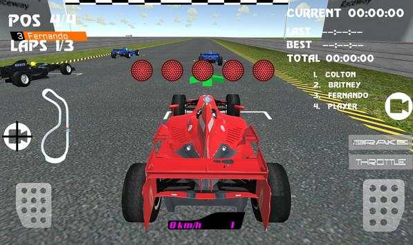 Free 3D Real Formula Racing screenshot 2