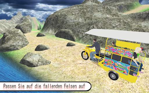 Offroad Auto Rikscha Tuk Tuk Fahren Simulator screenshot 5