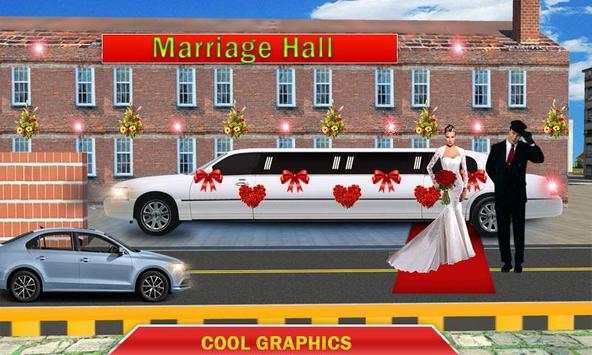 City Wedding Limousine Car Sim screenshot 5