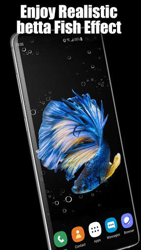 3D Betta Fish Live Wallpaper screenshot 2
