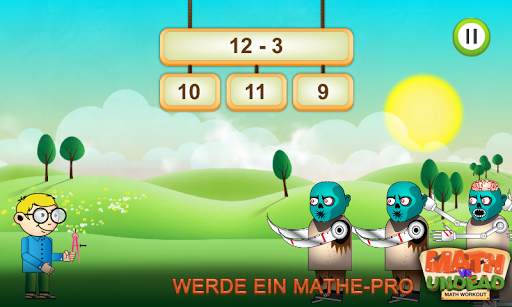 Math vs Undead: Mathespiele screenshot 1