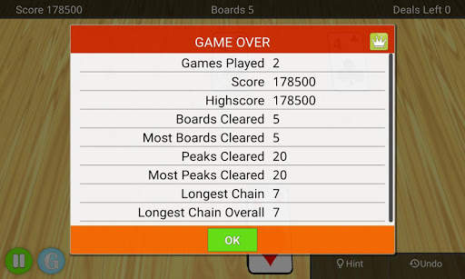 TriPeaks Solitaire 3D Ultimate screenshot 9