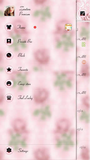(FREE) GO SMS PRO ROSE THEME screenshot 5