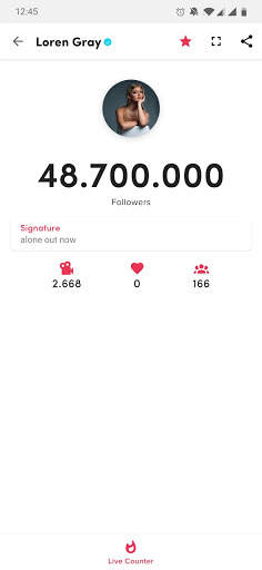 TikTokCount - Live Follower Counter screenshot 2