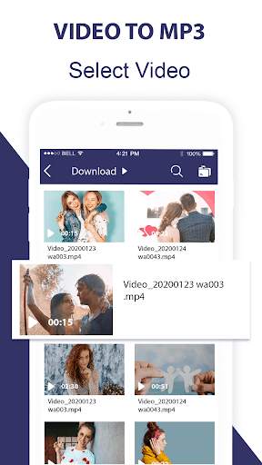 Video to MP3 converter screenshot 1