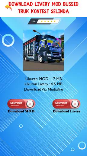 Mod Bussid Truk Kontes screenshot 4