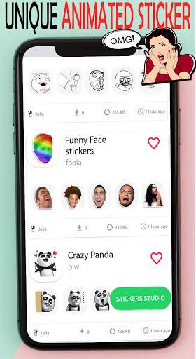 😍Animated memes Stickers for Whatsapp 😷 (GIF) screenshot 3