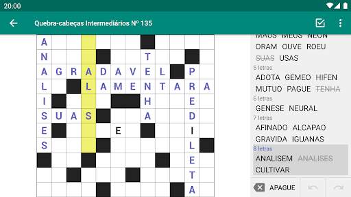 Palavras Cruzadas - "Fill-Ins" screenshot 6