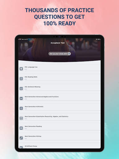 COLLEGE BOARD ACCUPLACER STUDY APP screenshot 8