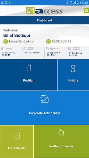CDC Access Mobile Application screenshot 1