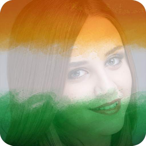India Flag Photo DP & Name Letter Art 6.0
