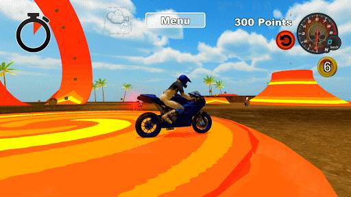 Bike Moto Stunt Racing 3D by Kaufcom screenshot 4