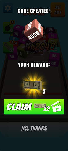 Merge Block: 2048 - 3D Merge Cube Game screenshot 4