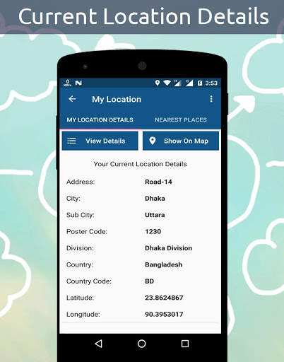 My Location screenshot 1