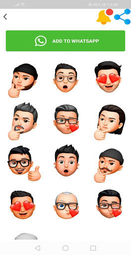 New Emojis Stickers 3D For WhatsApp 2021 screenshot 5