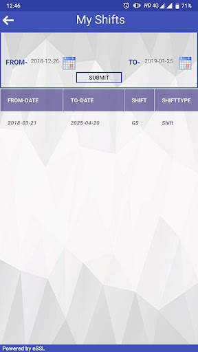 eSSL eTimeTrackLite Mobile App screenshot 8