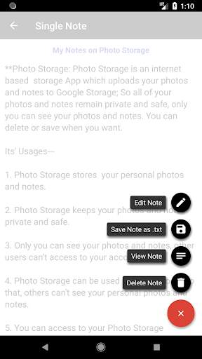 Photo & Note Storage screenshot 7