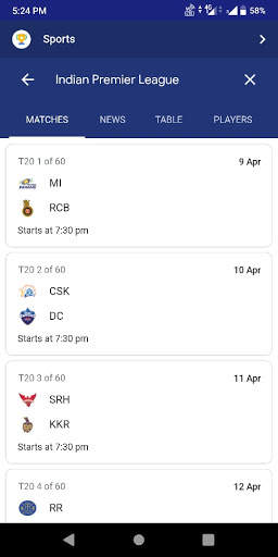 CricShow - Live Cricket Scores & News screenshot 2