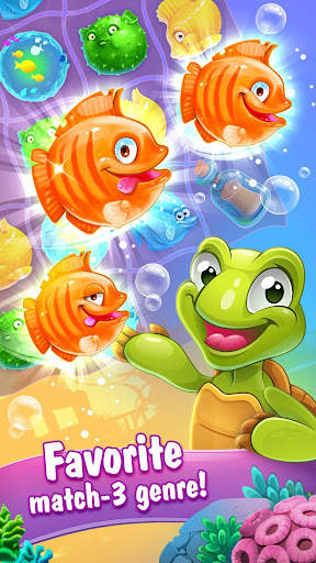 Mermaid-puzzle match-3 tesoros 9 تصوير الشاشة