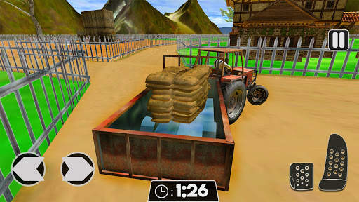 Big truck driving - Farm Tractor Cargo Drive Game screenshot 6