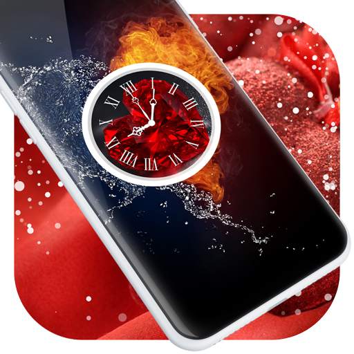 Heart Clock Live Wallpaper 1.0