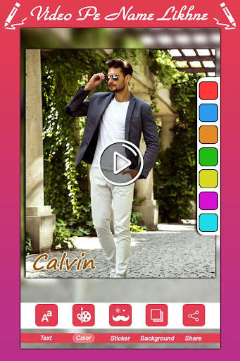 Video Par Name Likhe : Video Editor screenshot 2