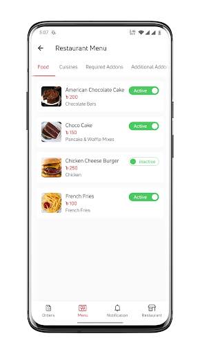eFood Merchant screenshot 2