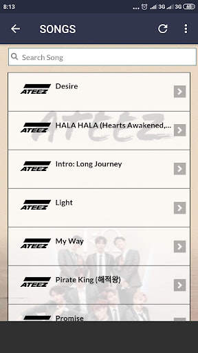 ATEEZ Lyrics (Offline) screenshot 4