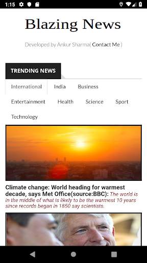 Blazing News screenshot 1