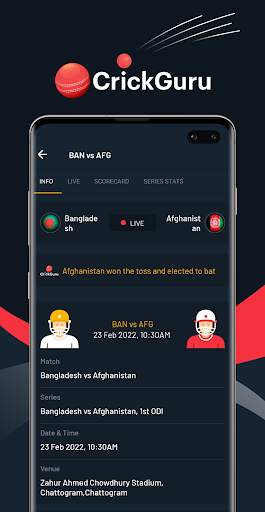 CrickGuru - Cricket Live Score screenshot 6