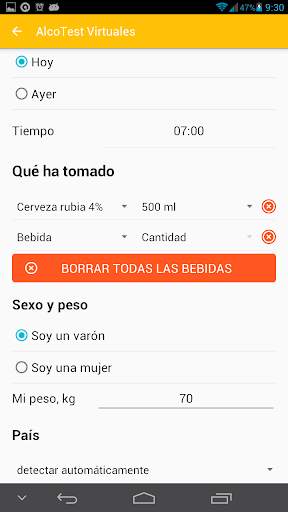 AlcoTest Virtuales screenshot 3