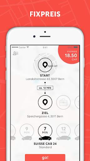 go! – so einfach geht Taxi. screenshot 1
